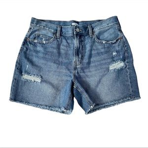 Old Navy Distressed Denim Shorts Size 10